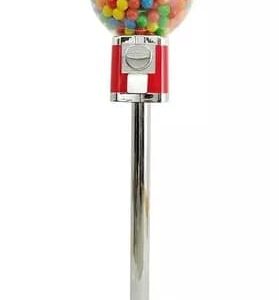 Clásica Máquina De Chicles Vintage Con Pedestal - Dispensador De Dulces